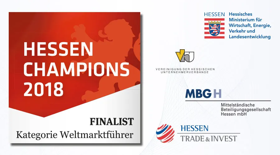 Hessen Champions 2018 Finalist Kategorie Weltmarktführer