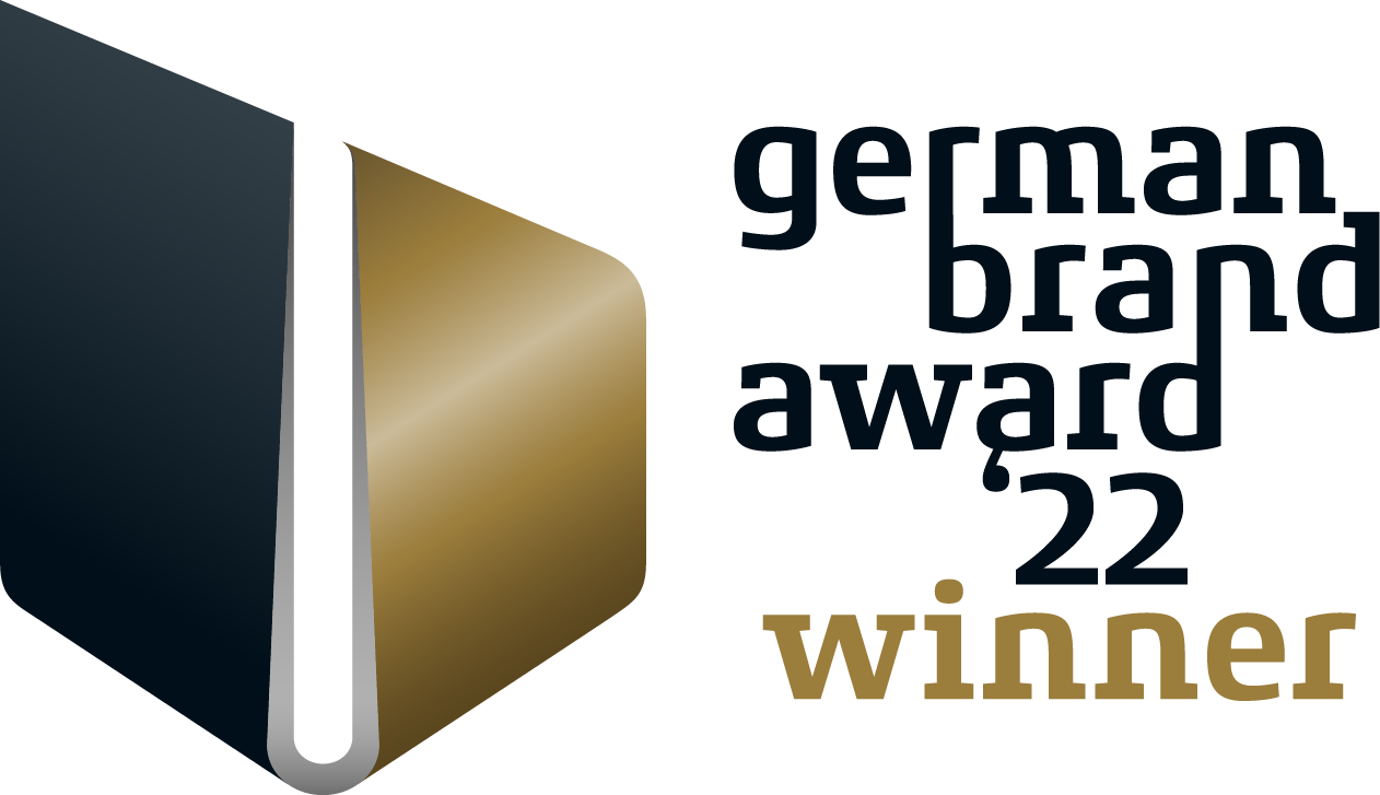 Logo 'Winner' des German Brand Award 2022